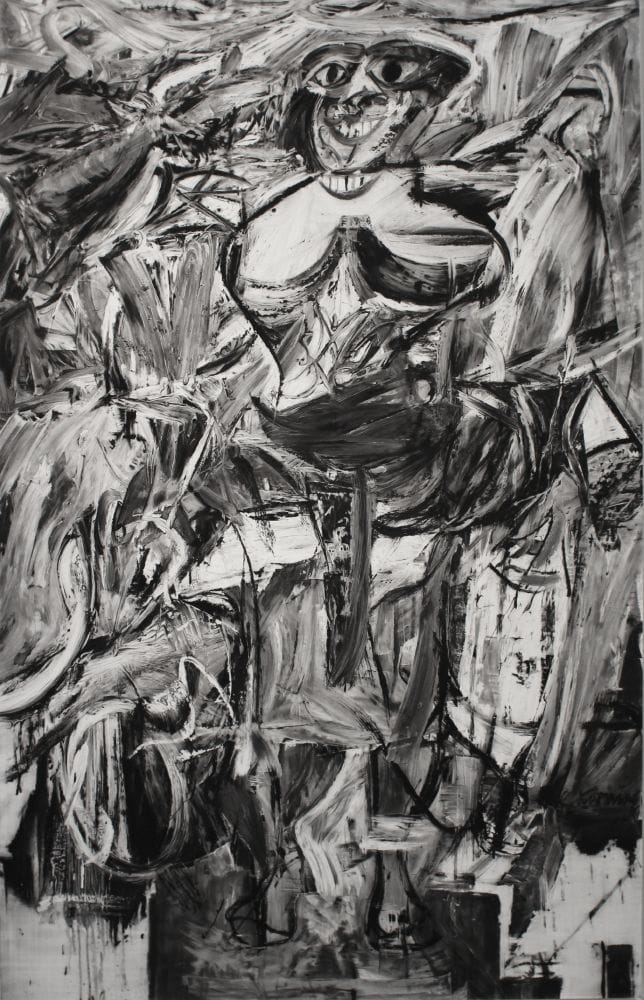 Artwork Title: Study of Woman and Bicycle,-53 (After De Kooning)
