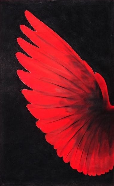 Artwork Title: Study of Red Humming Bird