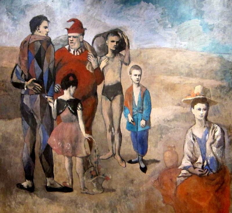 Artwork Title: Family of saltimbanques