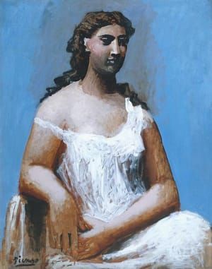 Artwork Title: Seated Woman In A Chemise