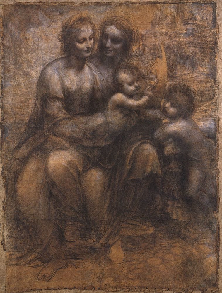 Artwork Title: Madonna And Child With St Anne And The Young St John