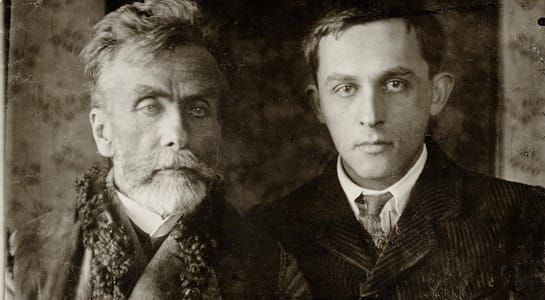 Artwork Title: Stanisław Witkiewicz and his son, Stanisław Ignacy Witkiewicz (Witkacy)