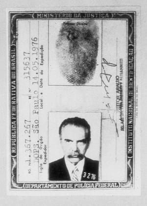 Artwork Title: One of Mengele's fake Brazilian ID Cards