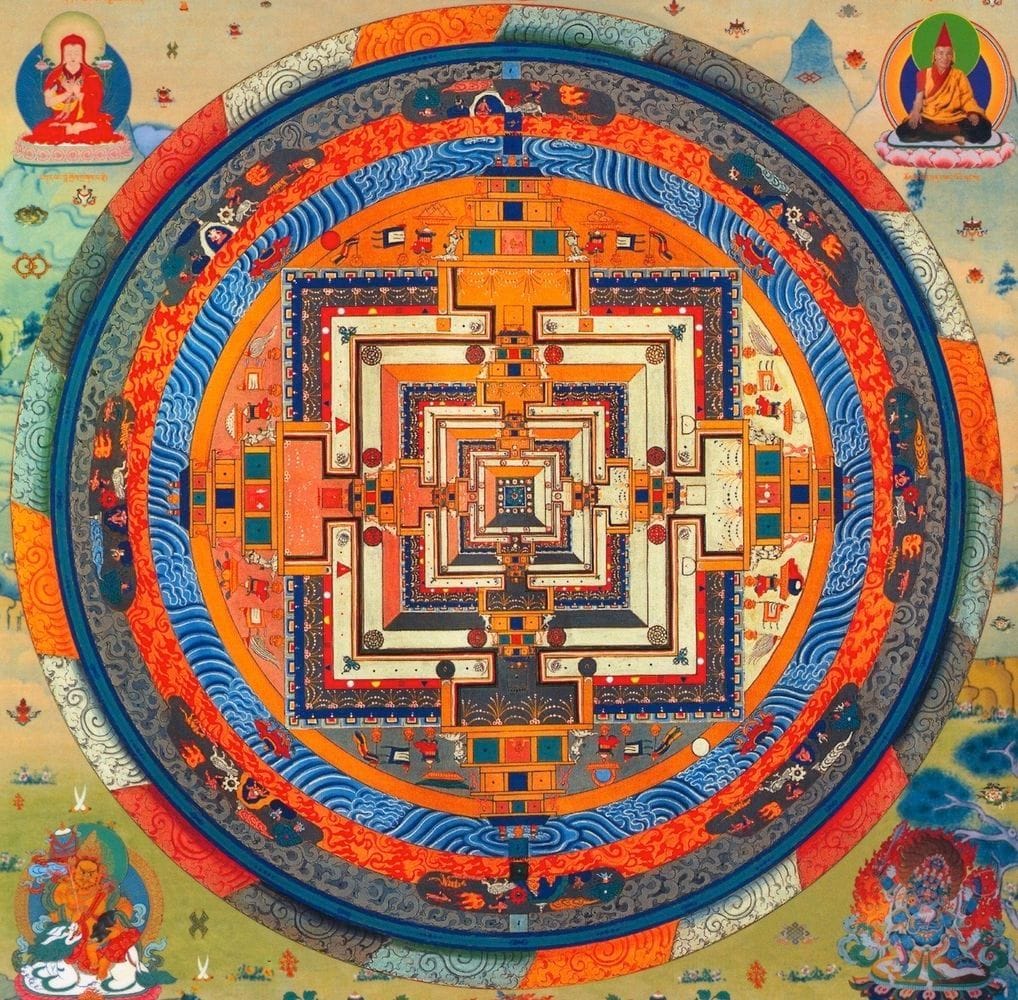 Artwork Title: Mandala of Kalachakra. Tibet
