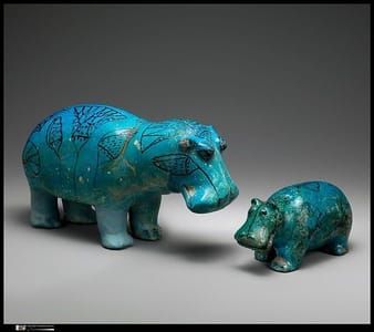 Artwork Title: Standing Hippopotamus