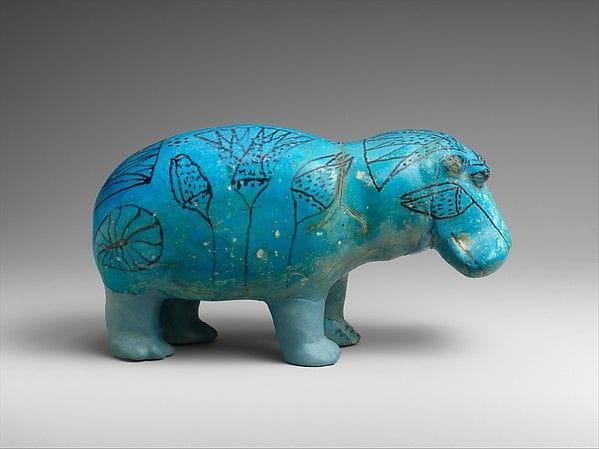 Artwork Title: Standing Hippopotamus