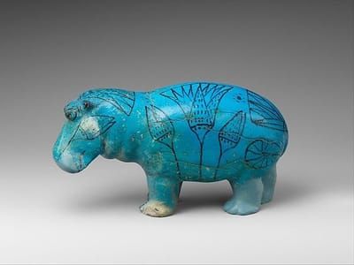 Artwork Title: Standing Hippopotamus