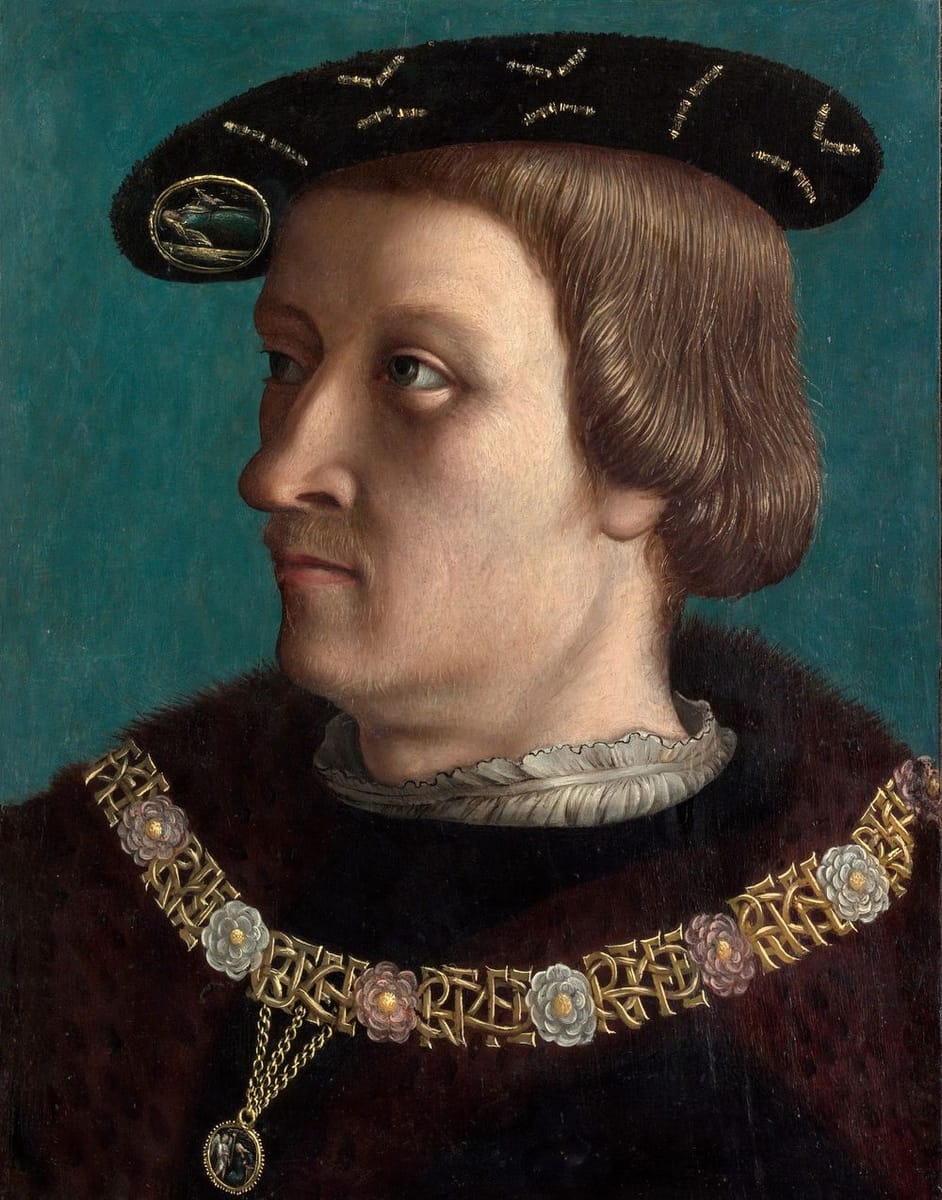Artwork Title: Portrait of a Man Wearing the Order of the Annunziata of Savoy