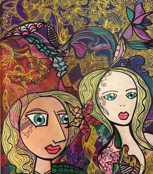Artwork Title: Two Girls