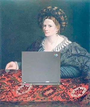 Artwork Title: Laura Pisani in her Home Office, after the Circle of Dosso Dossi