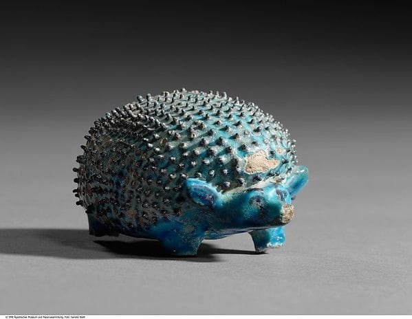 Artwork Title: Faience Hedgehog