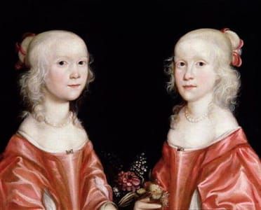 Artwork Title: Portrait of Twin Sisters