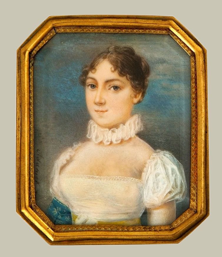 Artwork Title: Georgian portrait miniature