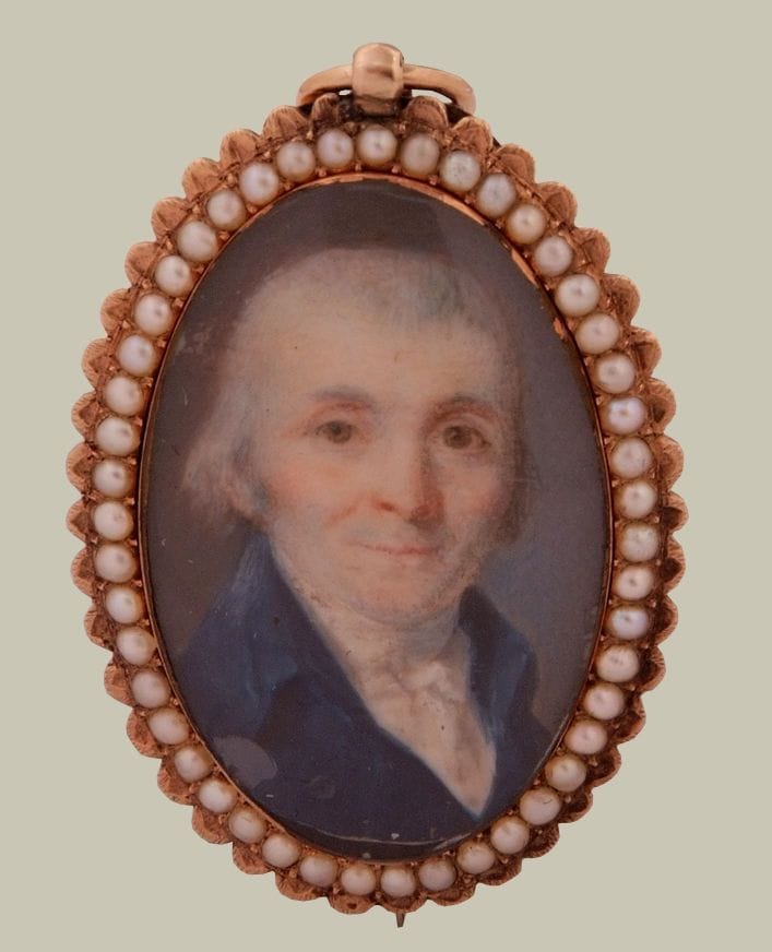 Artwork Title: Georgian portrait miniature