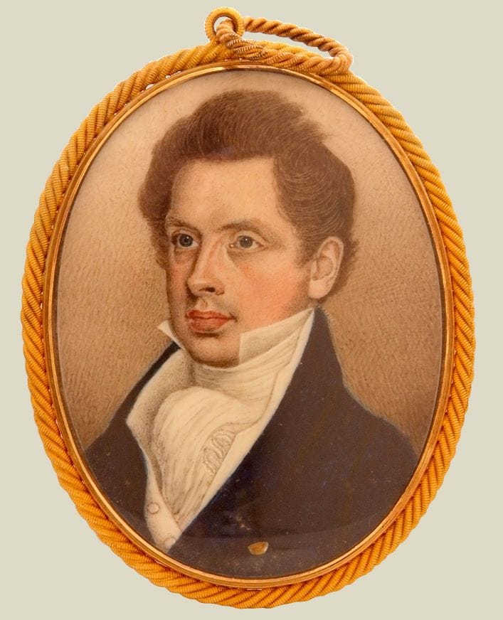 Artwork Title: Georgian portrait miniature