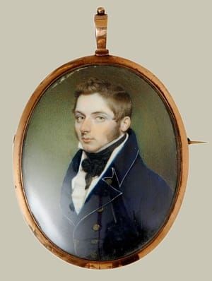 Artwork Title: Georgian portrait miniature