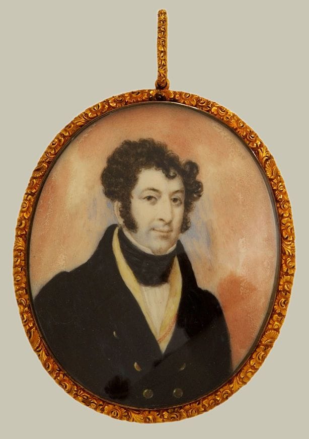 Artwork Title: Georgian portrait miniature