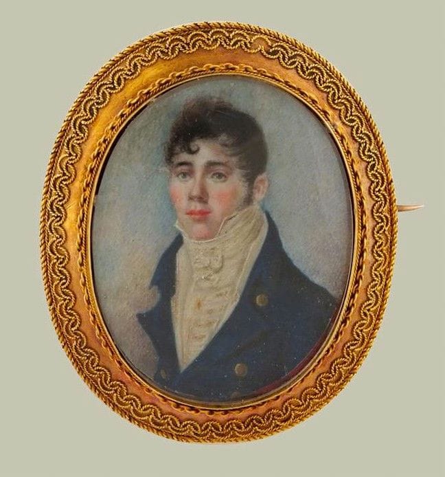 Artwork Title: Georgian portrait miniature