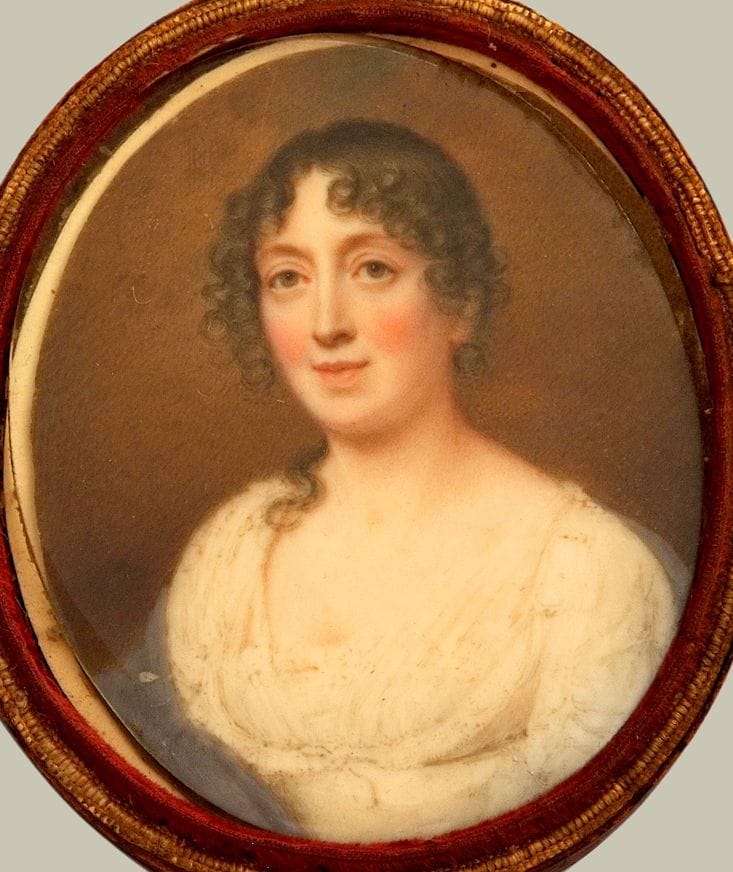 Artwork Title: Portrait miniature of a lady