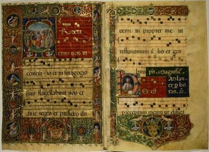 Artwork Title: Illustrated Gregorian Chant