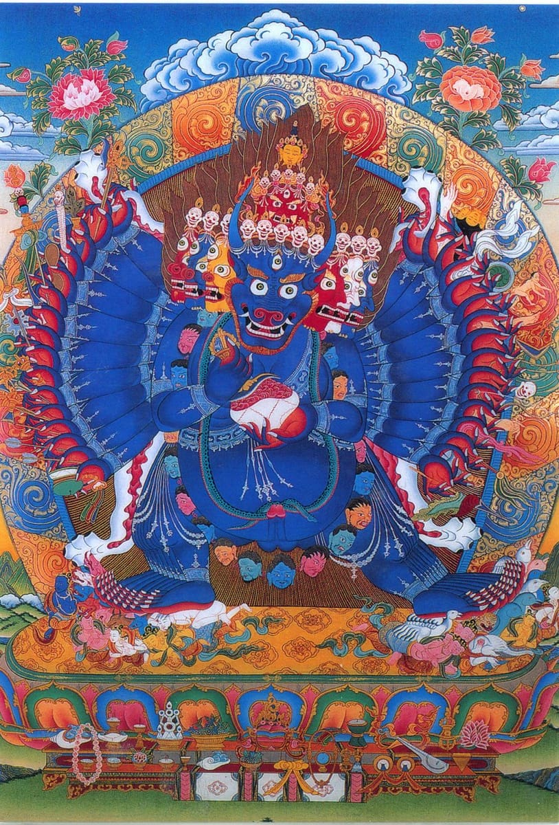Artwork Title: Yamantaka: Wrathful form of Manjushri, Bodhisattva of Wisdom