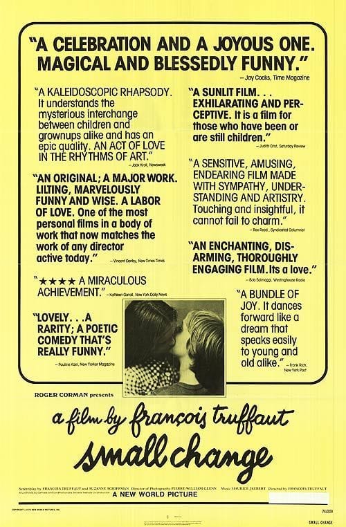Artwork Title: 1976 Original US Release SMALL CHANGE Film Poster