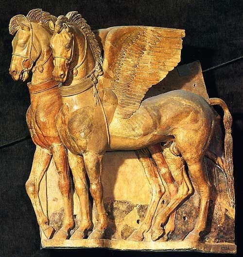 Artwork Title: Winged Horses From Tarquinia