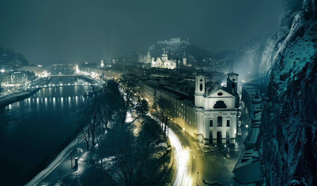 Artwork Title: Austria At Night