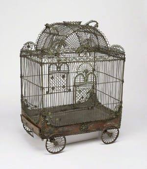 Artwork Title: Bird Cage In The Form Of A Circus Wagon