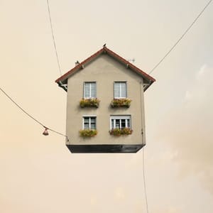 Artwork Title: Flying Houses