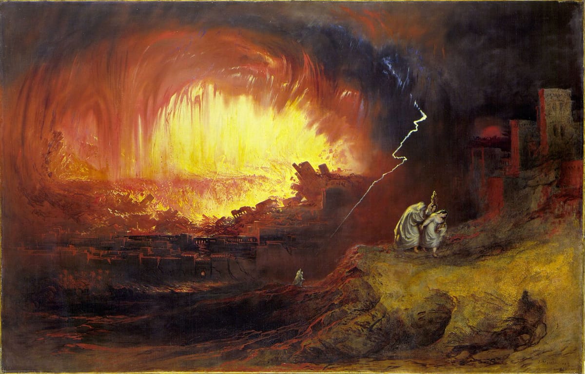 Artwork Title: The Destruction of Sodom and Gomorrah