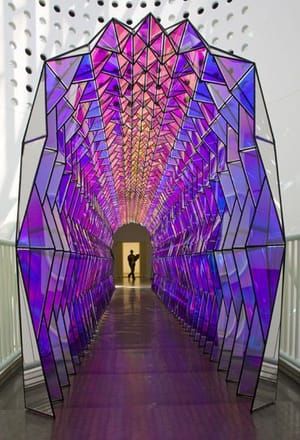 Artwork Title: One Way Color Tunnel