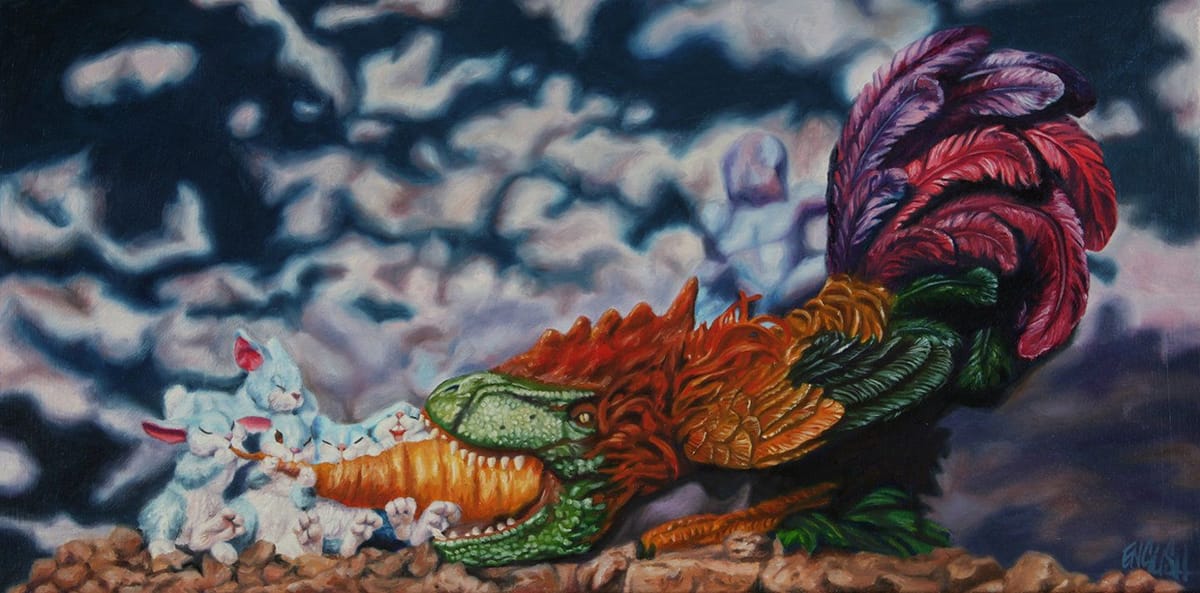 Artwork Title: Poultry Rex And Rabbits