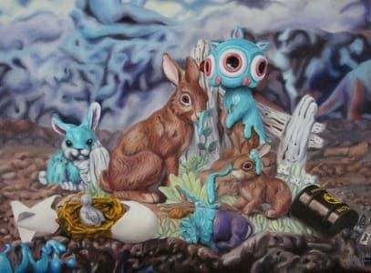 Artwork Title: Melting Rabbit
