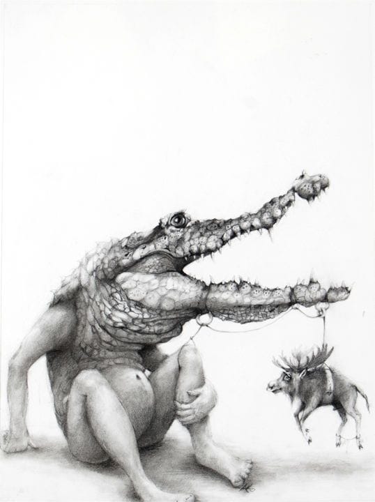 Artwork Title: Pregnant Crocodile