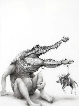 Artwork Title: Pregnant Crocodile