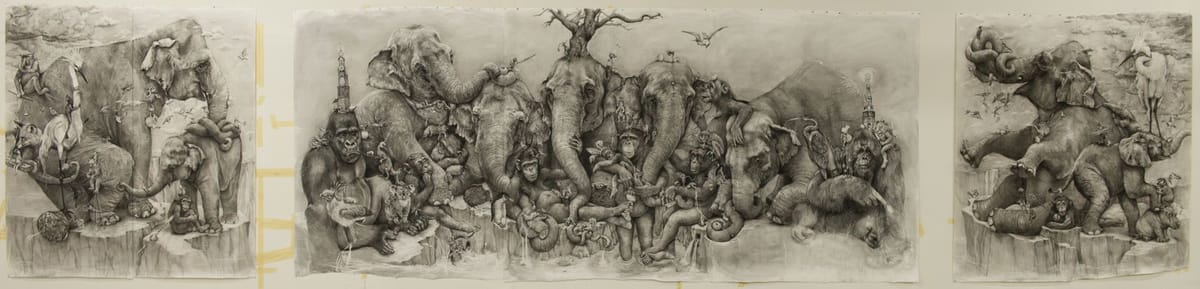 Artwork Title: Elephants
