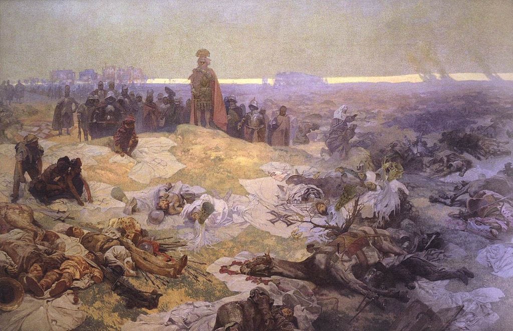 Artwork Title: Slav Epic #10 : After the Battle of Grunewald