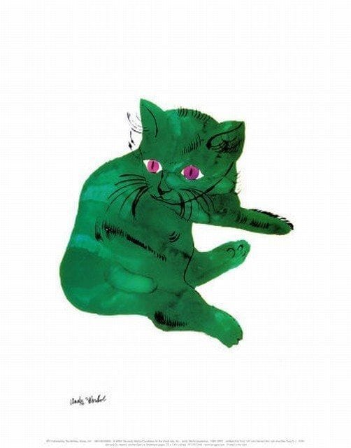 Artwork Title: Green Cat