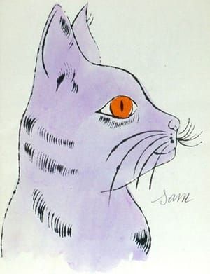 Artwork Title: Cat (Violet)