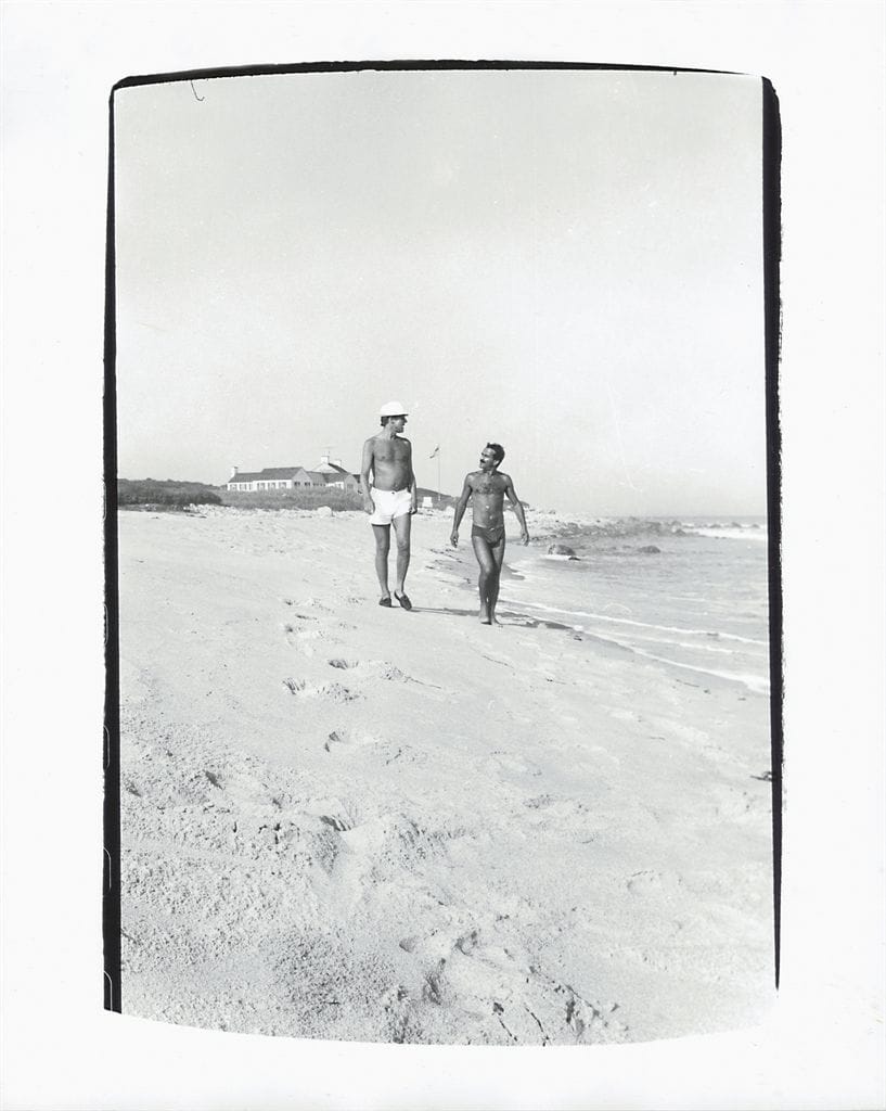 Artwork Title: Halston And Victor Hugo On The Beach