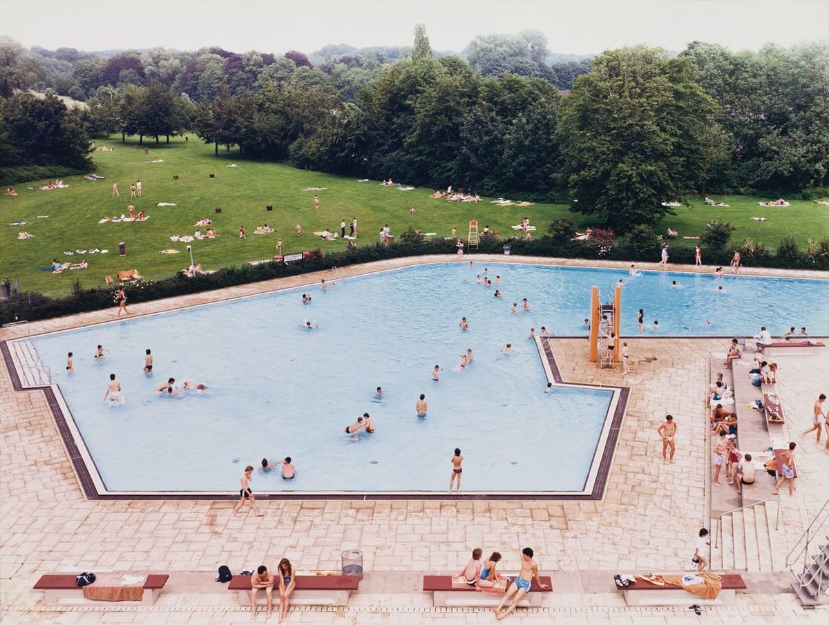 Artwork Title: Swimming Pool, Ratingen, 1987