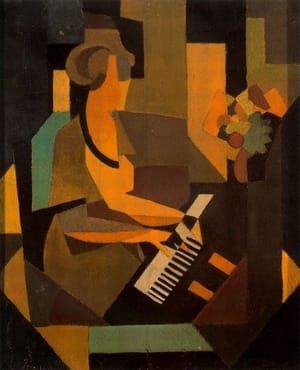 Artwork Title: Georgette At The Piano