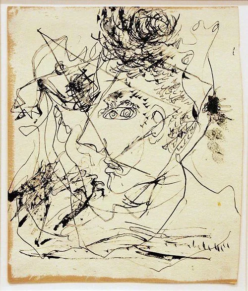 Jackson Pollock - Self Portrait