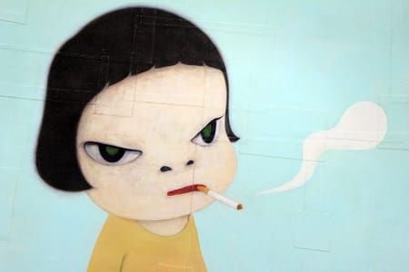 Artwork Title: Smoking Girl