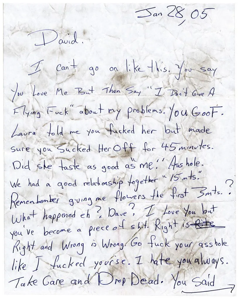 Alec Soth - Niagara - Love Letter, 2005