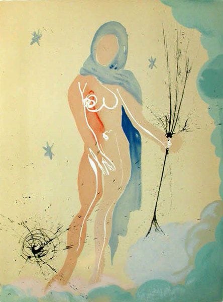 Artwork Title: Salvador Dalí Twelve Signs of the Zodiac - Virgo