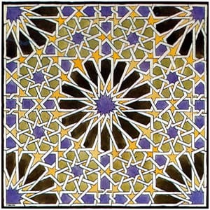 Artwork Title: Wall Mosaic Alhambra