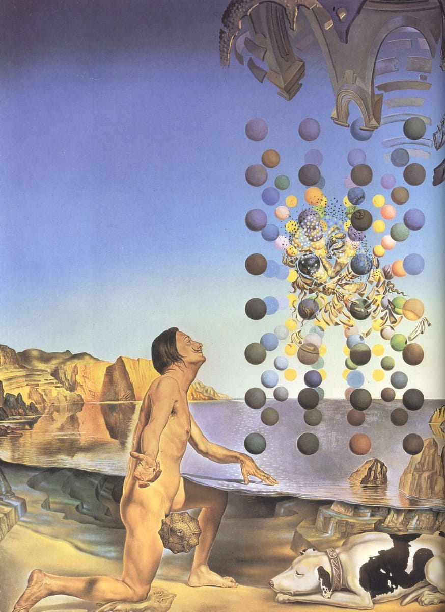 Artwork Title: Dali Nude, in Contemplation Before the Five Regular Bodies