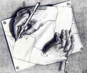 Artwork Title: Drawing Hands